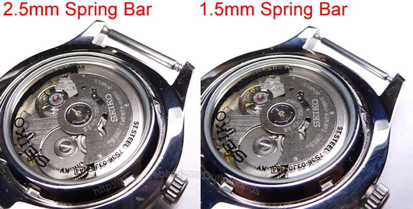 18mm 20mm 22mm 24mm 26mm FAT Spring Bar Pin 2.5mm w/ 0.8mm ends 4 pcs or 10 pcs