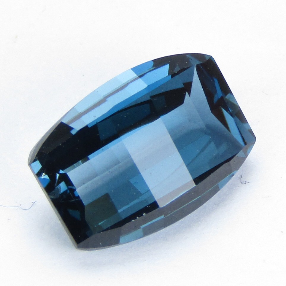 4.22Cts Magnificent Natural London Blue Topaz Fancy Pixel Cut Loose Gemstone