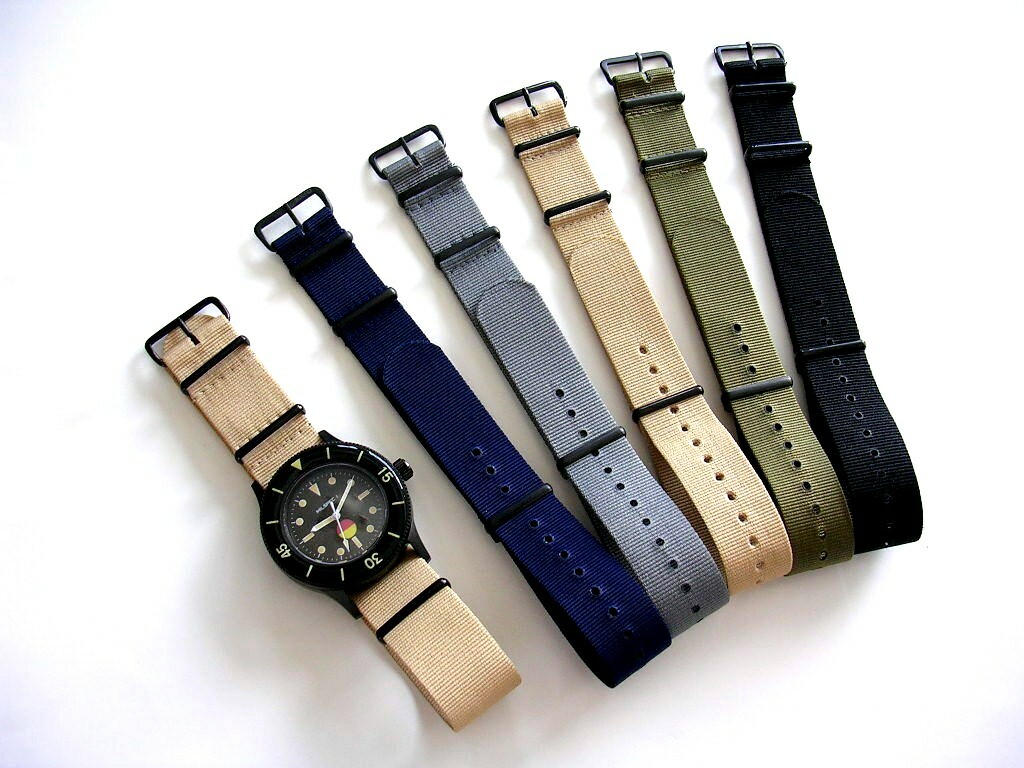 NATO G10 Prem Ballistic PVD MoD RAF Military watch band strap Bonded IW SUISSE