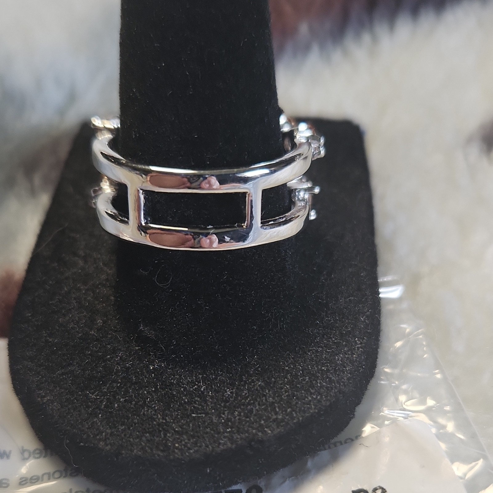 BP RBP7779 “It Was Always Meant To Be” Smokey Topaz CZ On Rhodium Plated Sz 9