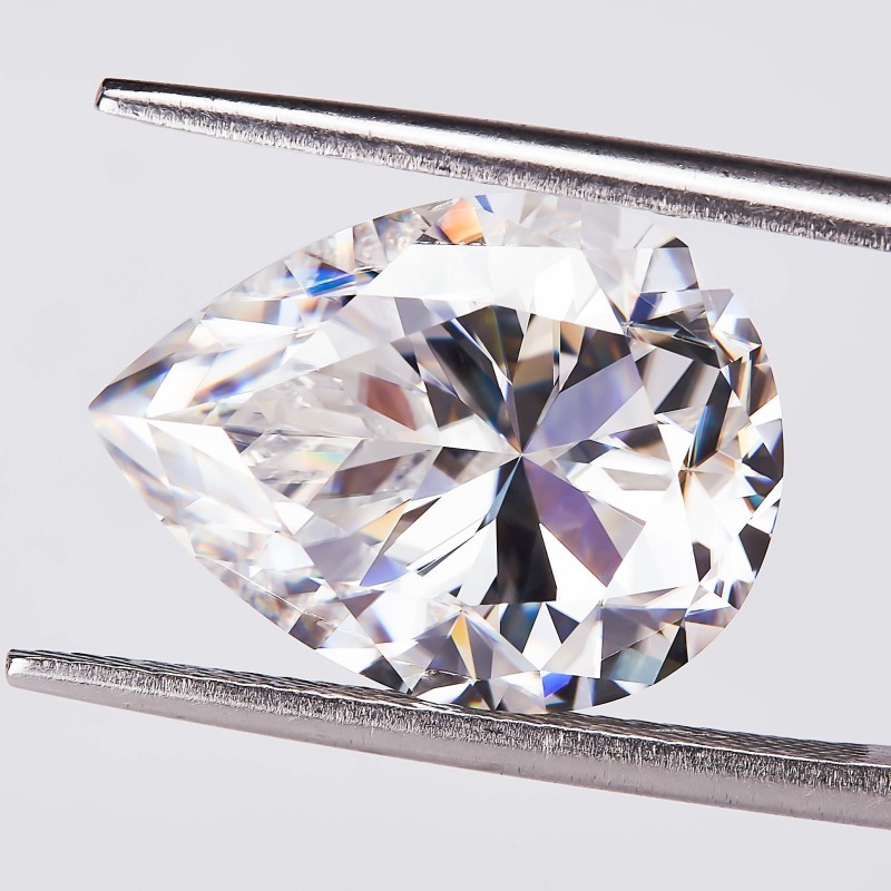 1-5pcs Pear Cut Real Moissanite Loose 0.35-5ct D Color VVS1 GRA Wholesale Price