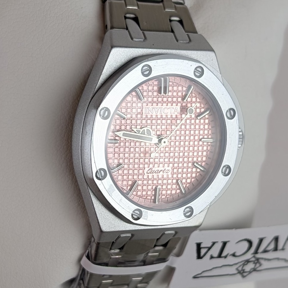 Invicta Celestial Women’s 30mm Watch Silver Tone Stainless Pink Dial NEW 69265