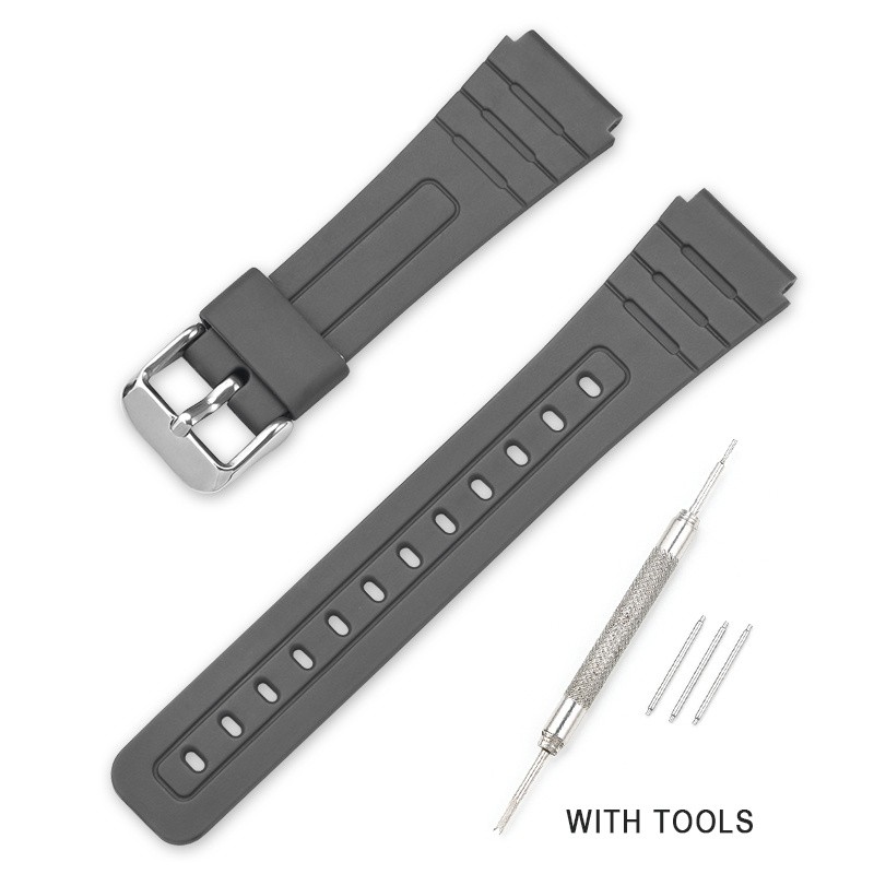 Watch Strap Band For Casio A168 A158 F91W F84 F105 F108 AE1200 AE1300 AE1000