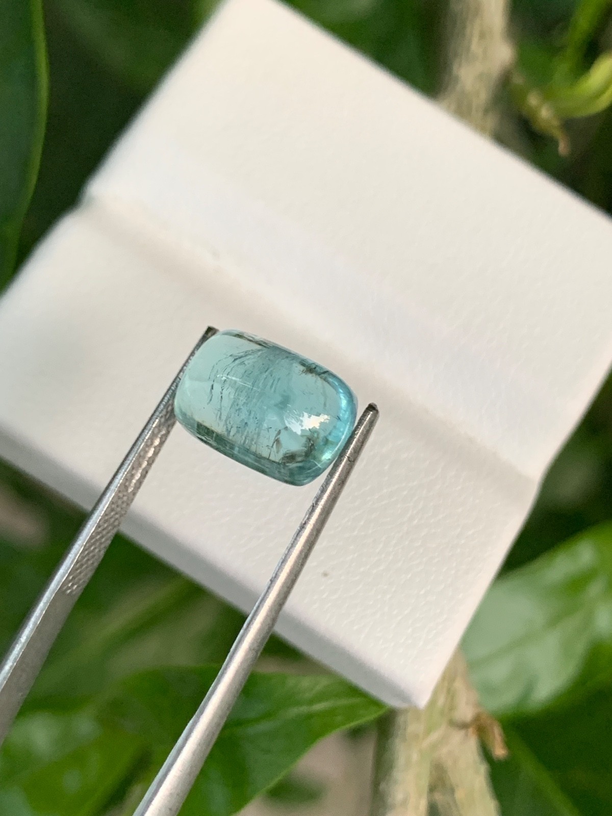 Natural Afghan Lagoon Blue Tourmaline 4.7 Ct Untreated Cushion Loose Gemstone