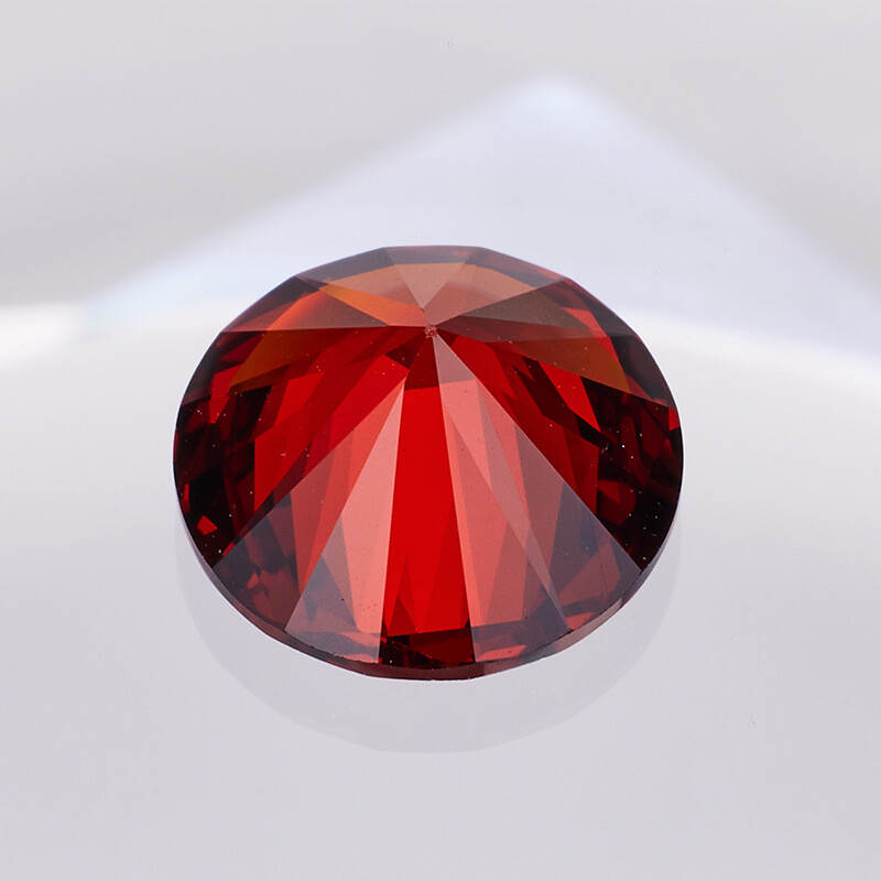 3MM~15MM Garnet Red Color Cubic Zirconia Stone Loose CZ Gemstone AAAAA Wholesale
