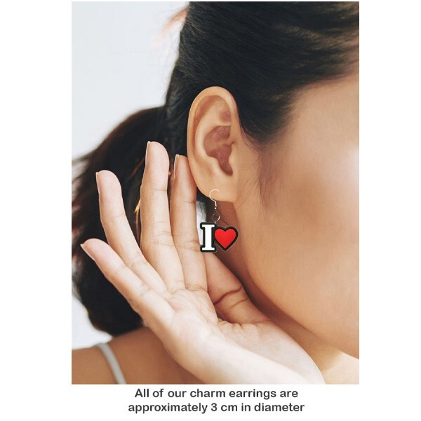 Armenia Flag Earrings Hypoallergenic Silver Plated Fishhooks Mix and Match