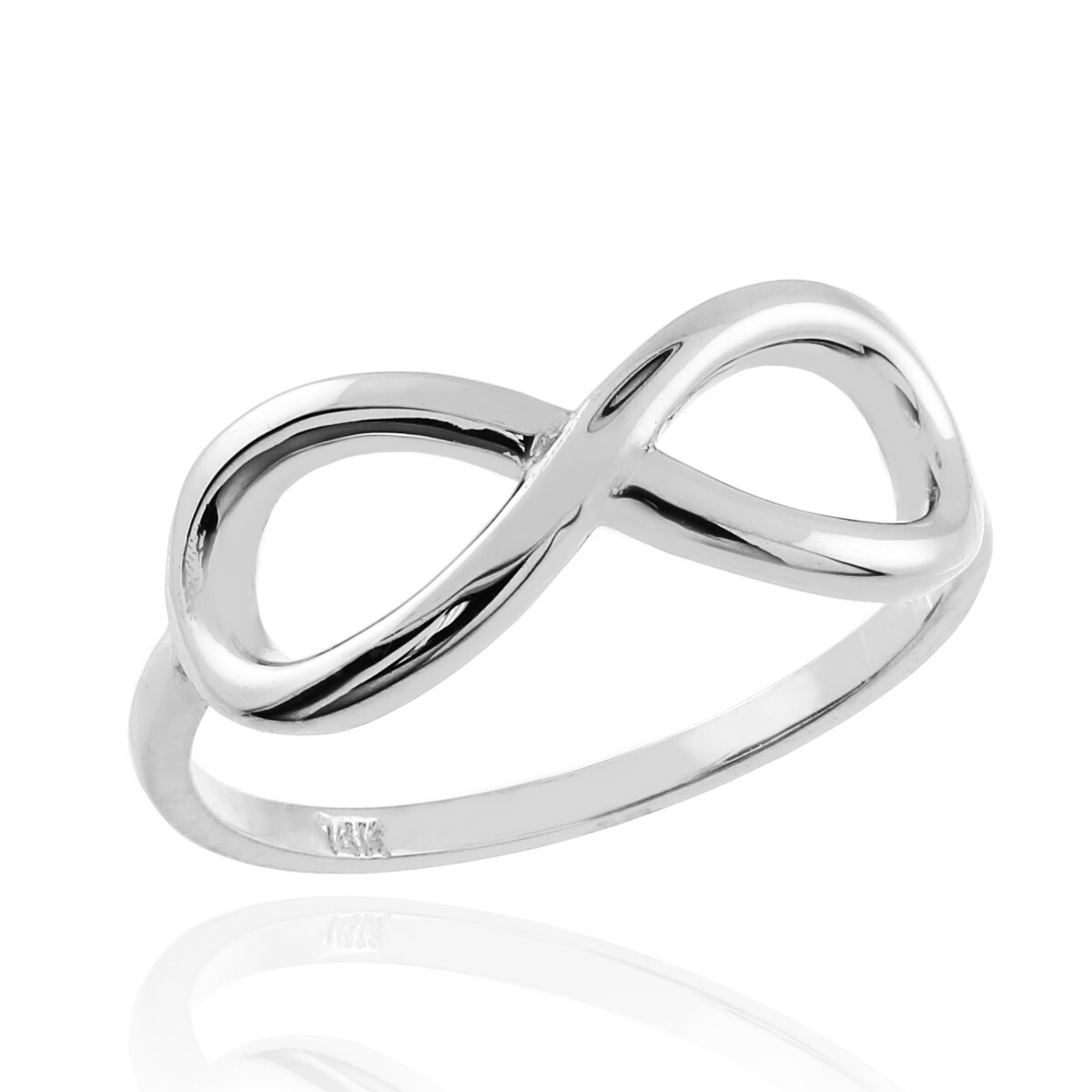 Gold Classic Infinity Ring(Available in Yellow/Rose/White Gold)