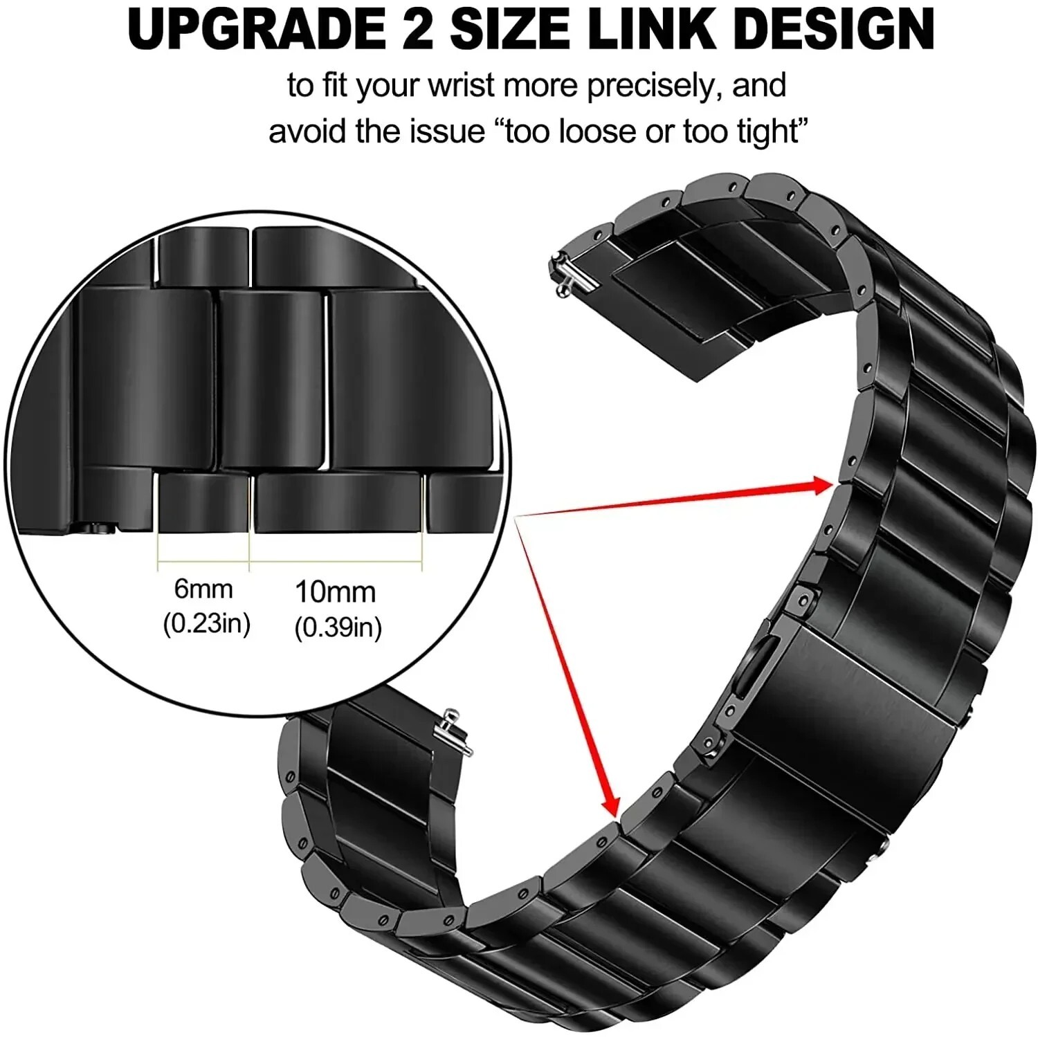 18mm 20mm 22mm Titanium Watch Band Wrist Strap Quick Release Universal Bracelet