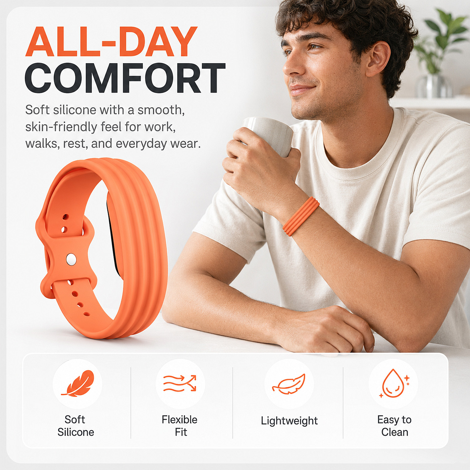 Silicone Band For Google Fitbit Air 2026 Skin-Friendly Sport Replacement Strap