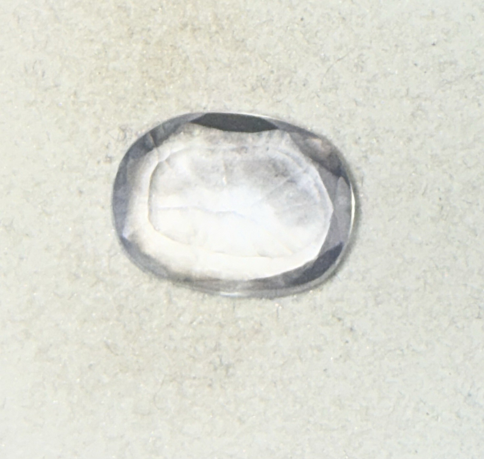 Flawless 5.95Ct. Pastel Blue Sapphire Brilliant Oval Facet Lab-Creation