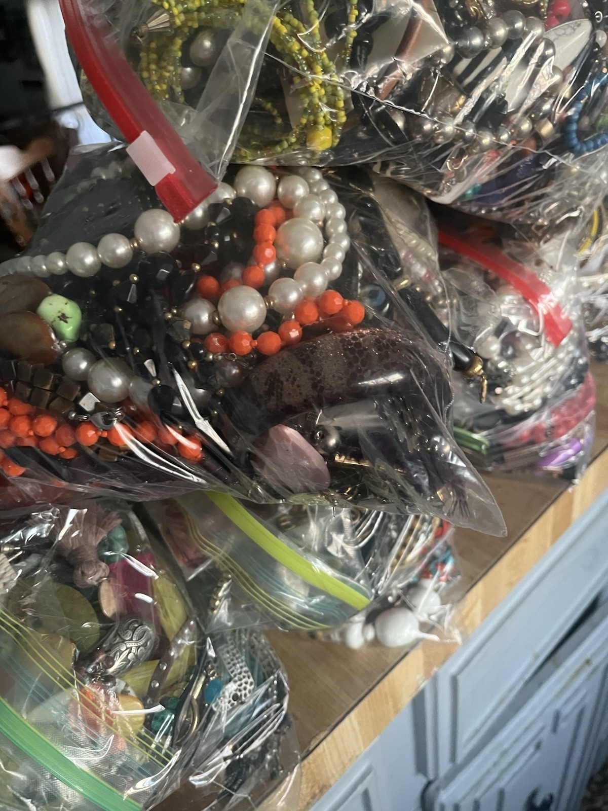 more than 50 bags of jewelry