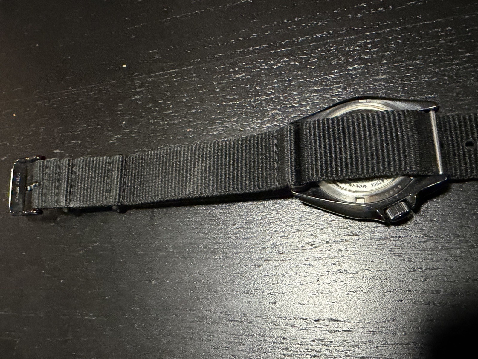 Seiko SRPE69 All Black Stainless Steel with original band
