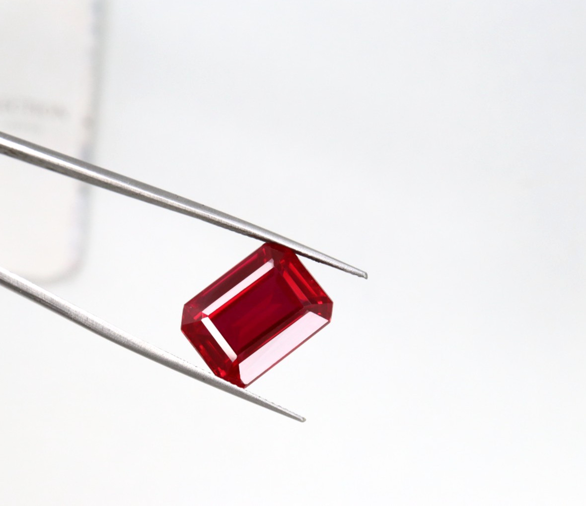 Premium Blood Pink Sapphire 14Ct Emerald Cut Loose Gemstone | Collector Jewel