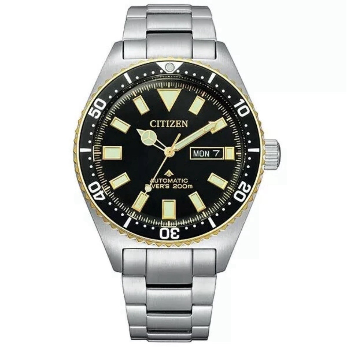 Citizen Promaster Automatic Diver Men’s 41mm Watch Stainless Day Date NY0125-83E