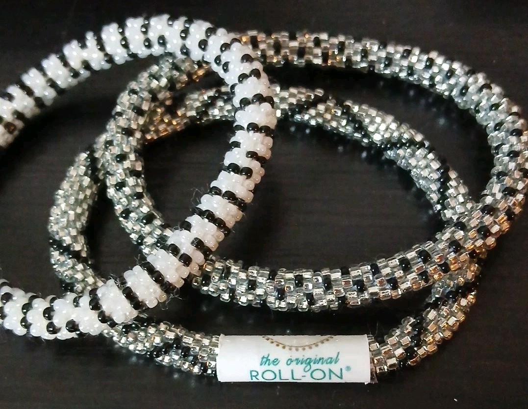 Set Of 3 Roll On Bracelets Nepal Aid Through Trade (lot #8)