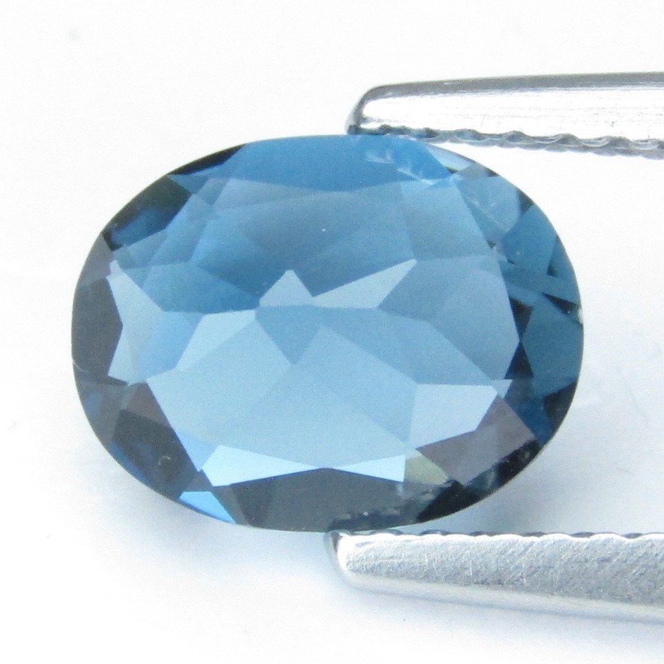 2.50Cts Gorgeous Natural London Blue Topaz 9x7mm Oval Shape Loose Gemstone