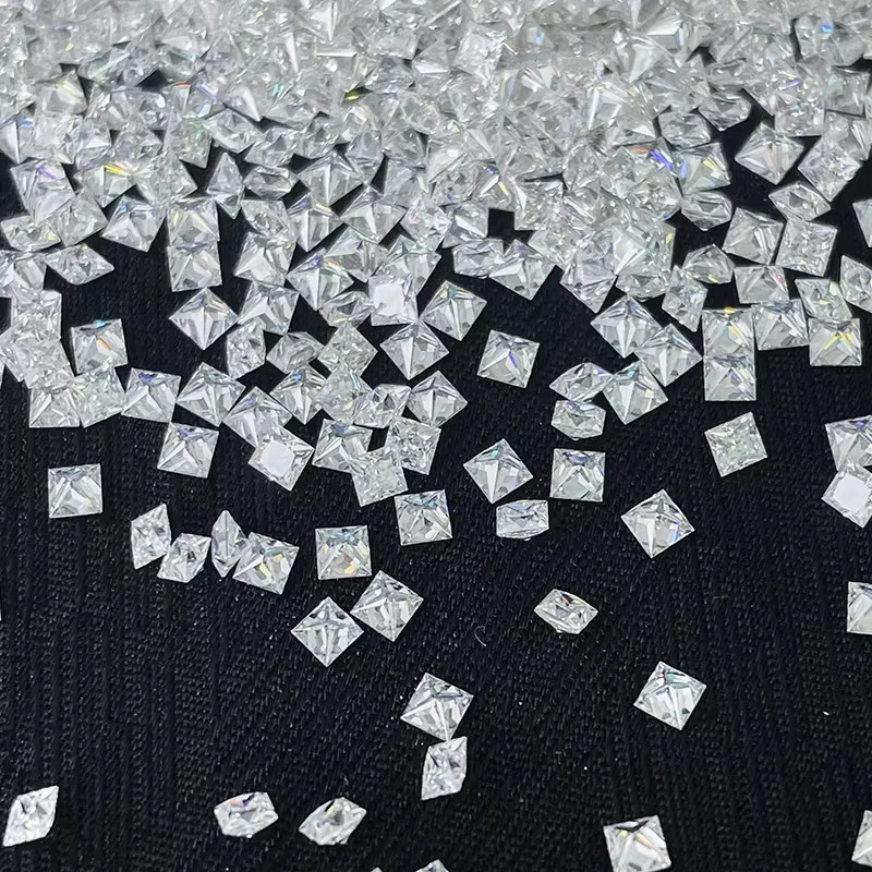 Princess Cut 0.15-10ct Sparkling Moissanite Loose D Color VVS1 Wholesale Price