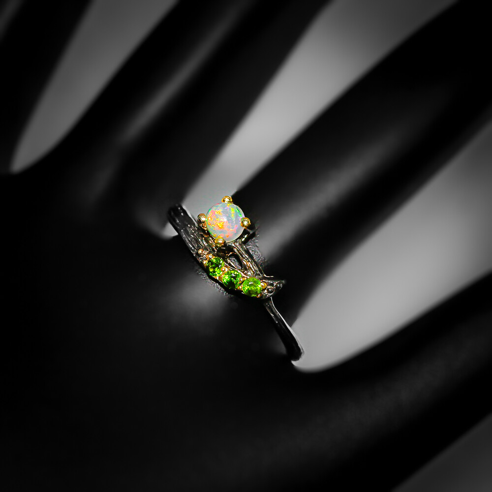 Heated Opal Silver 925 Sterling / RVS253