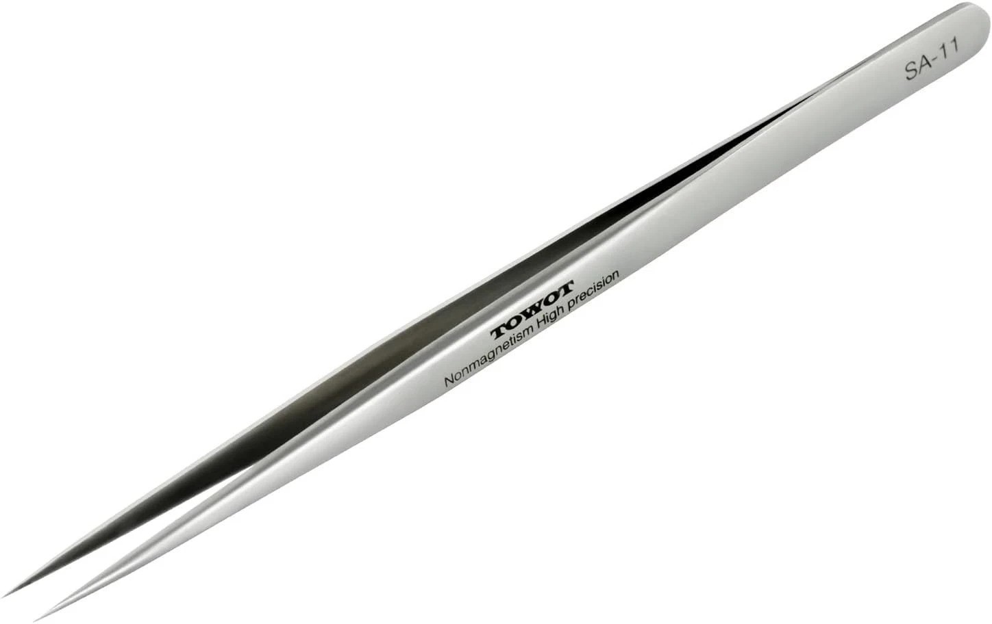 Precision Stainless Steel Tweezers – 5.55″ Long Fine Tip for Crafts & Repairs