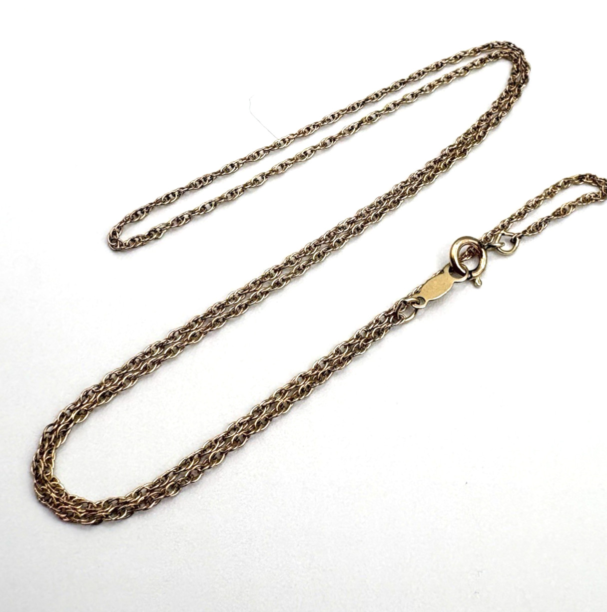 Vintage PPC 1/20 14k Gold Filled Cable Chain Necklace 19″ inches