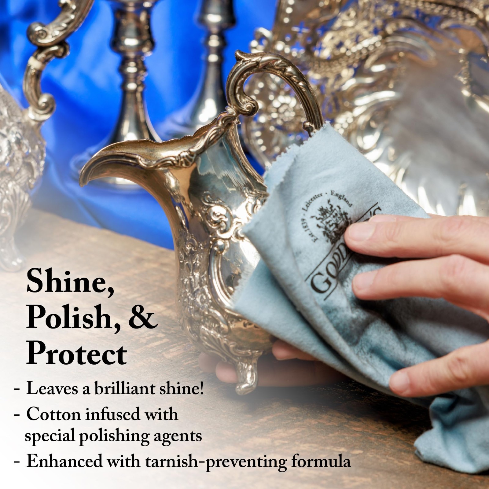 Silver Polishing Cloths – Remove Tarnish from Jewelry, Sterling Silver & Gold –