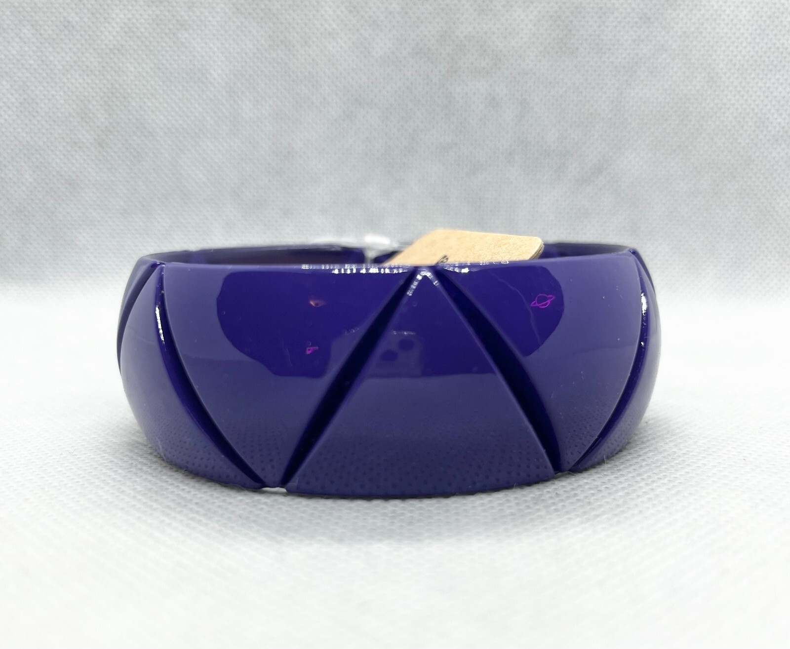 Bright Spring Solid Color Acrylic Triangle Bangle Cuff Bracelet