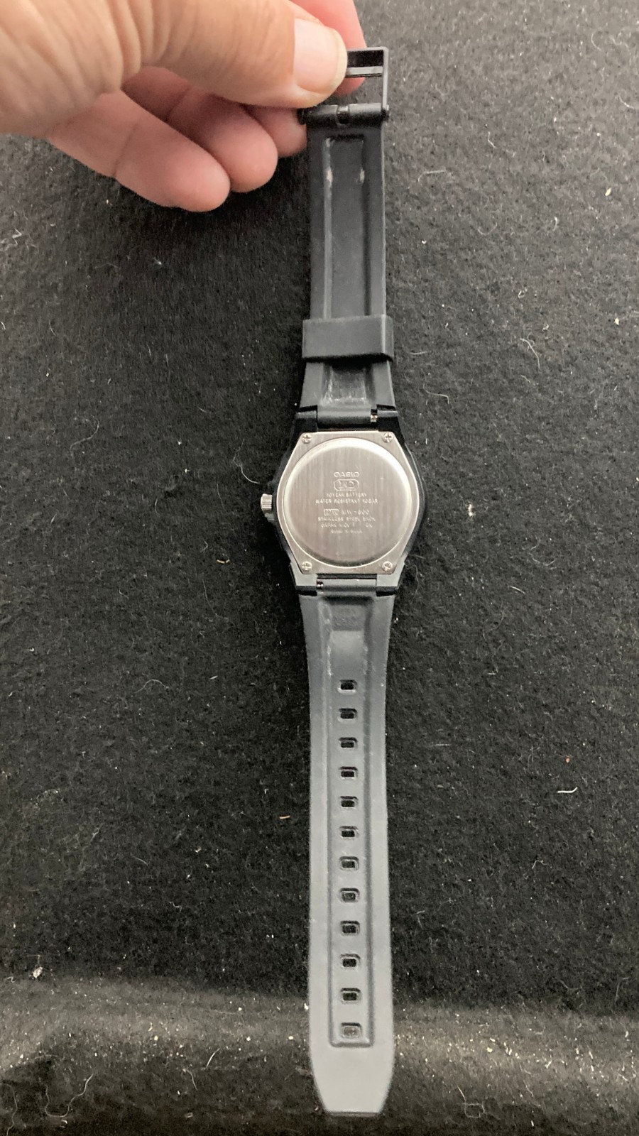 Men’s Casio WM-600 Analog Date Watch Very Good Condition New Battery