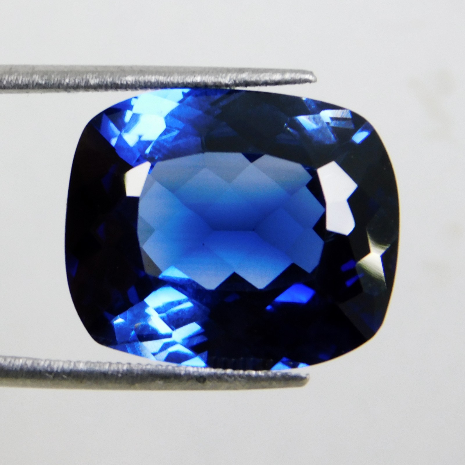 Natural Ceylon Blue Sapphire 29.10 Ct Cushion FLAWLESS Certified Loose Gemstone