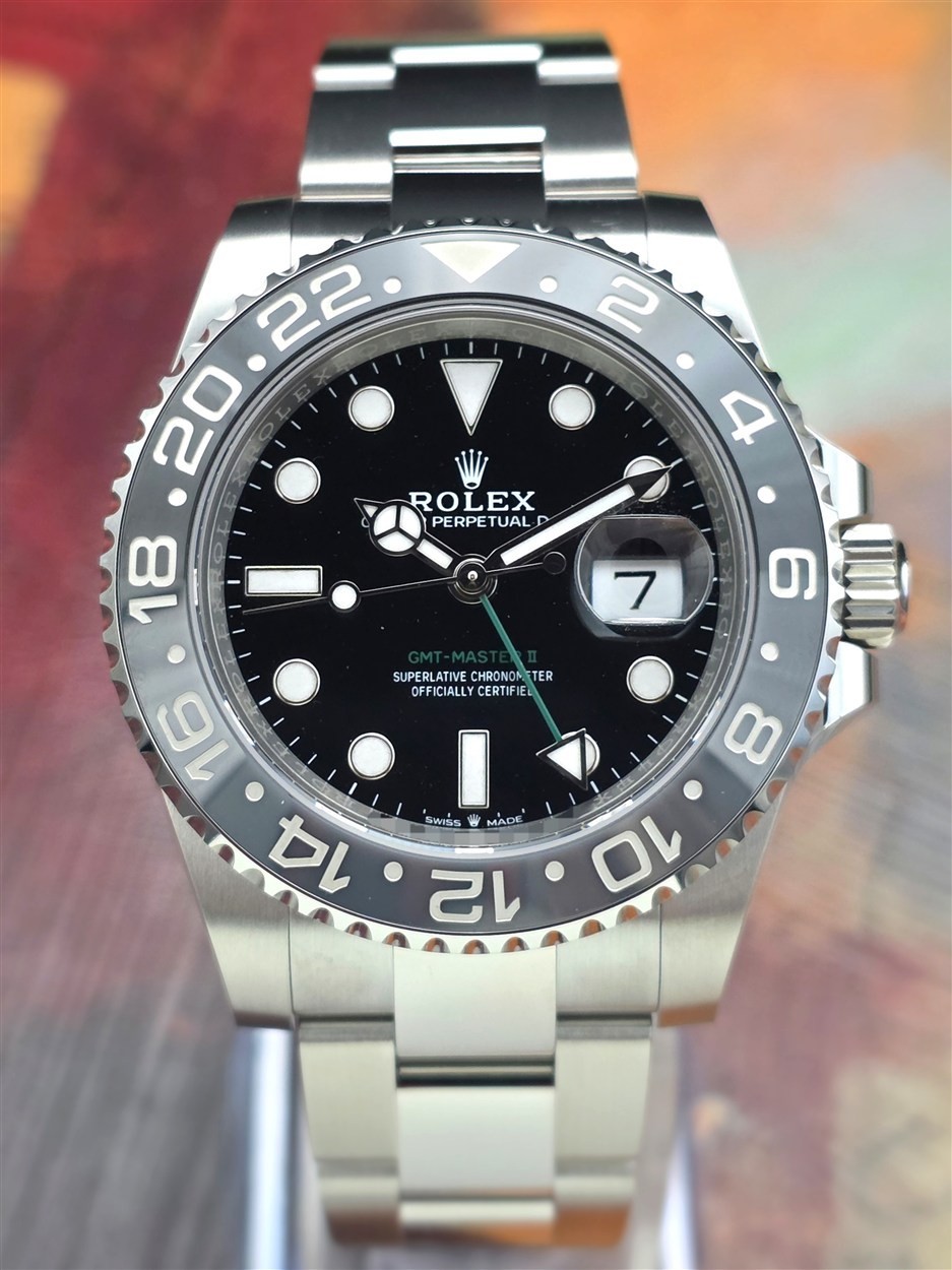 NEW July 7, 2026 Rolex GMT-Master II 126710GRNR Bruce Wayne Oyster Bracelet