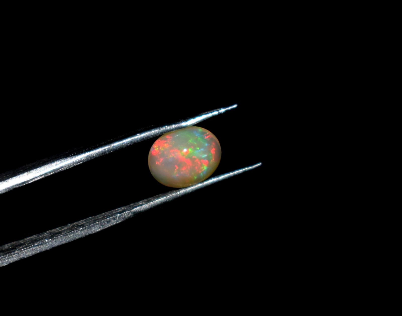 Natural Ethiopian Wello Fire Opal Cabochon Loose Gemstone 6X8mm A23