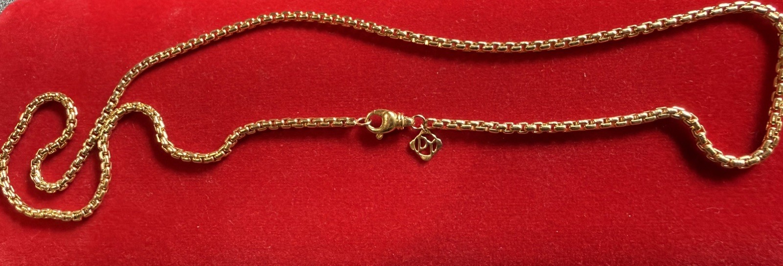 David Yurman 18k (750) 2.7mm 22in, 29 Grams Yellow Gold