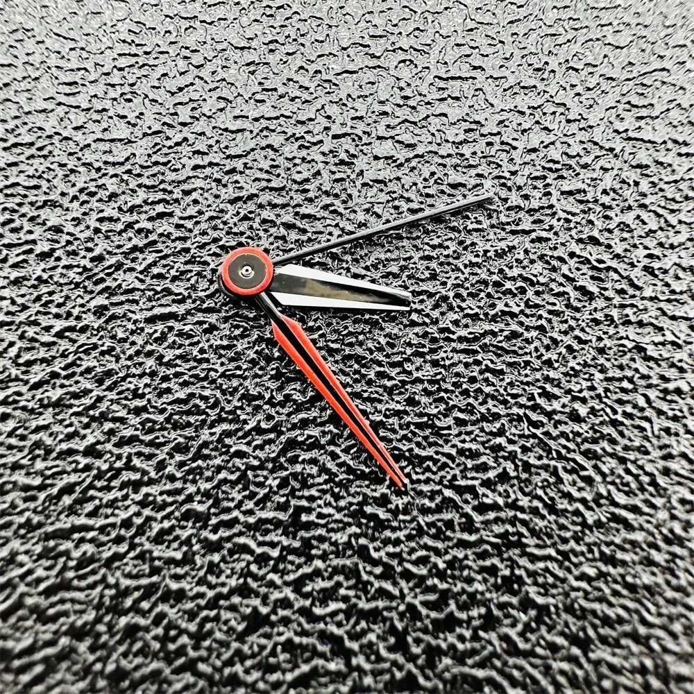Black Watch Hands for NH35 NH36 4R 7S Movement 8x12x12.5mm Replacement Set