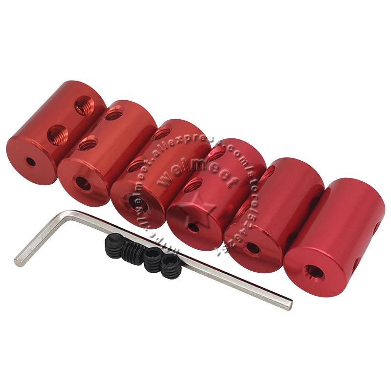 2mm/3mm/3.17mm/4mm/5mm/6mm/6.35mm/7mm/8mm/10mm Aluminum Rigid Shaft Coupler Rigi