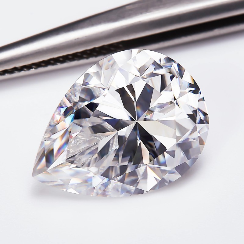 1-5pcs Pear Cut Real Moissanite Loose 0.35-5ct D Color VVS1 GRA Wholesale Price