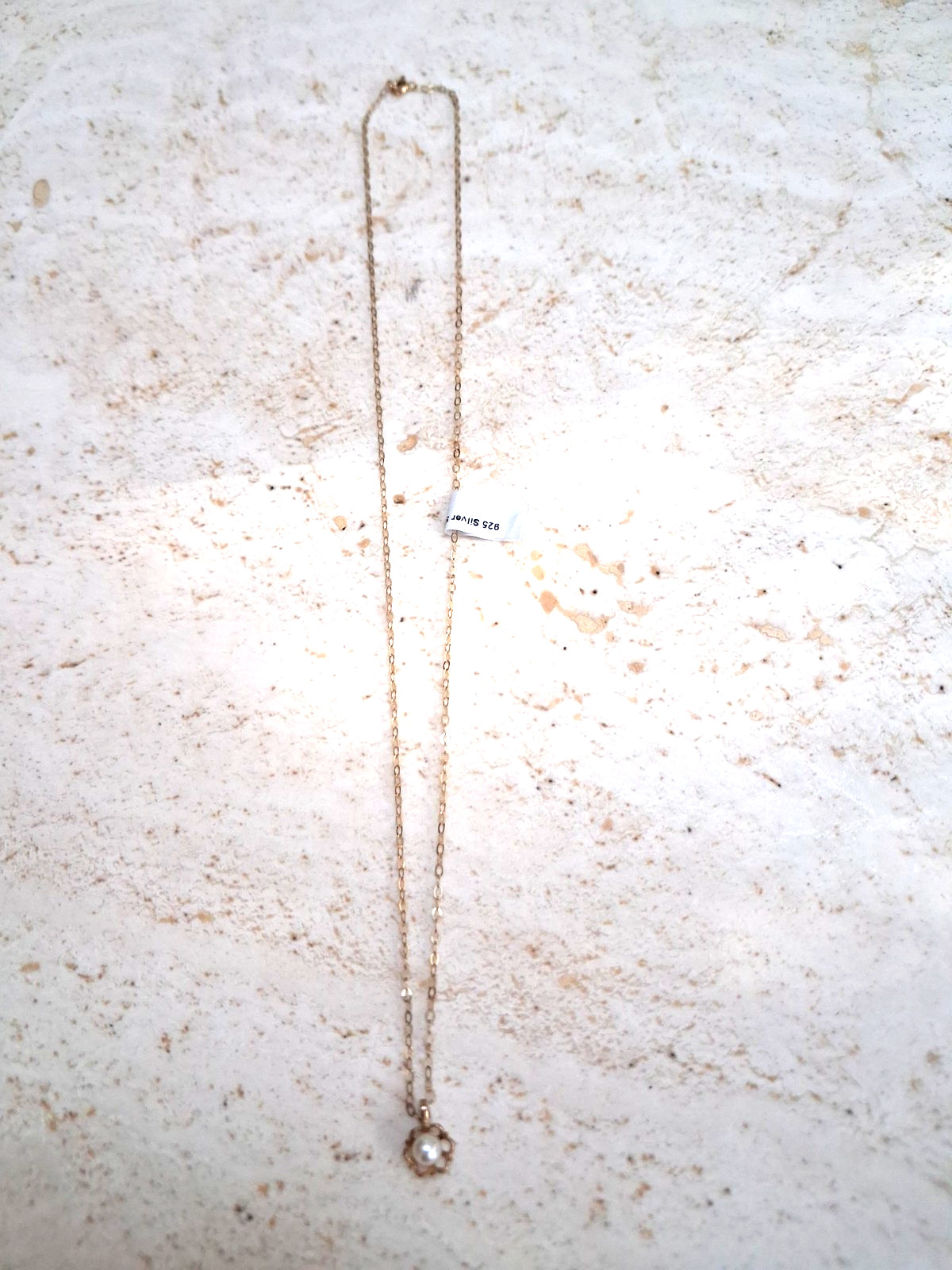 Freshwater Pearl Pendant Necklace, 40cm/16inches, new and tagged.