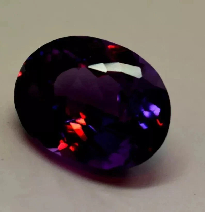 Color Changing AAA Certified Oval Cut 10 Ct Natural Alexandrite Loose Gemstone