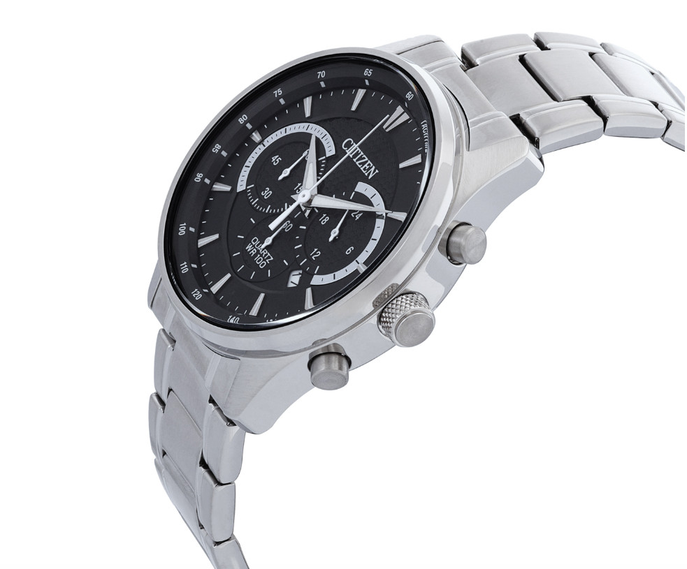 Citizen Men’s Chronograph Quartz Black Dial Watch – AN8191-59E NEW