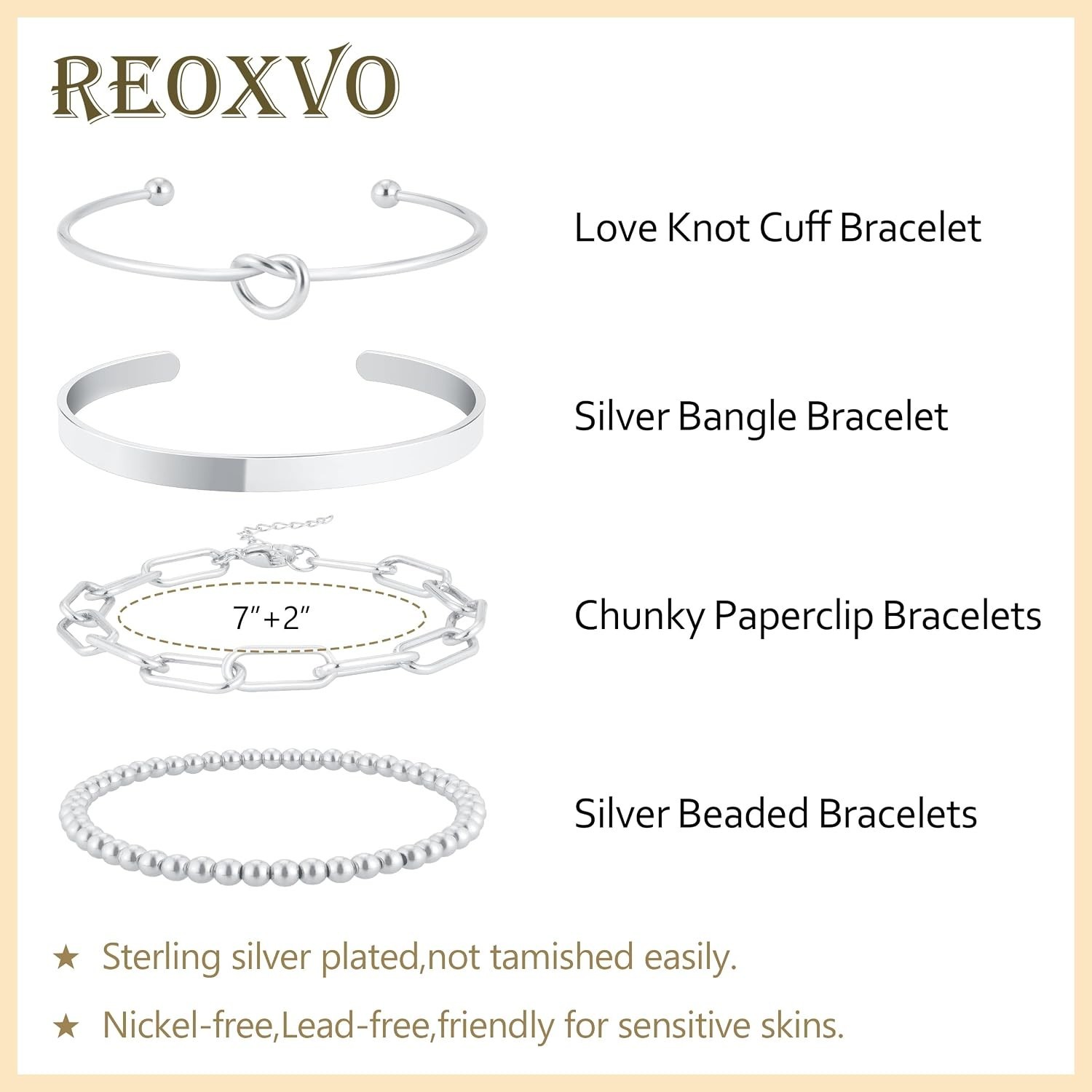 Elegant 14K Gold Plated Cuff Bracelet Set – Non-Tarnish & Waterproof Jewelry