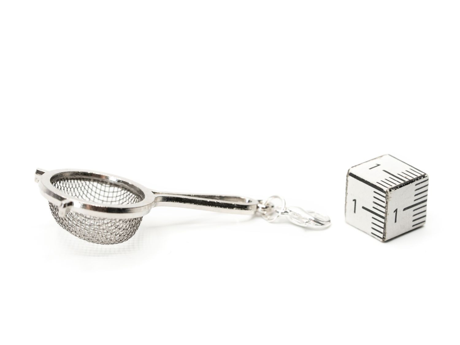 Sieve Pasta Charm Miniblings Zipper Pull Pendant Cook Cooking Kitchen