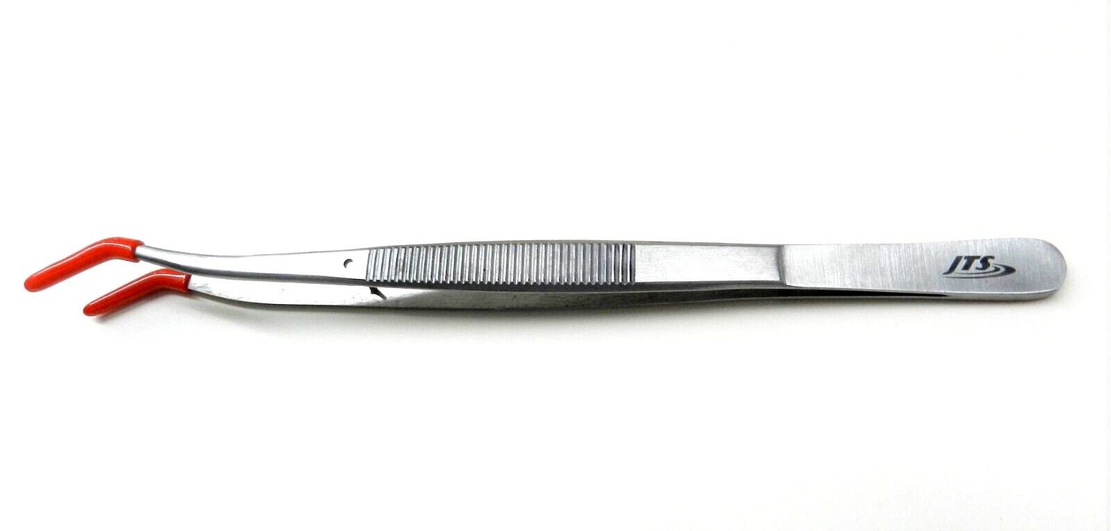 Tweezers Bent Tip 8″ PVC Coated Rubber Tips Jewelry Non Marring Tweezer