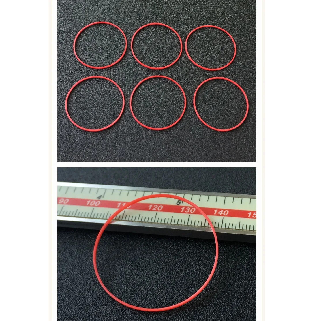 0.6mm 0.9mm Water-proof Watch Gasket Back Cover Rings 16mm-42mm Rear Case I-Ring