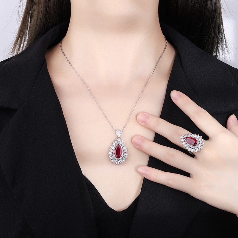 Necklaces and Rings: Red, Vintage, Fashionable, High-End, and Affordable Luxury