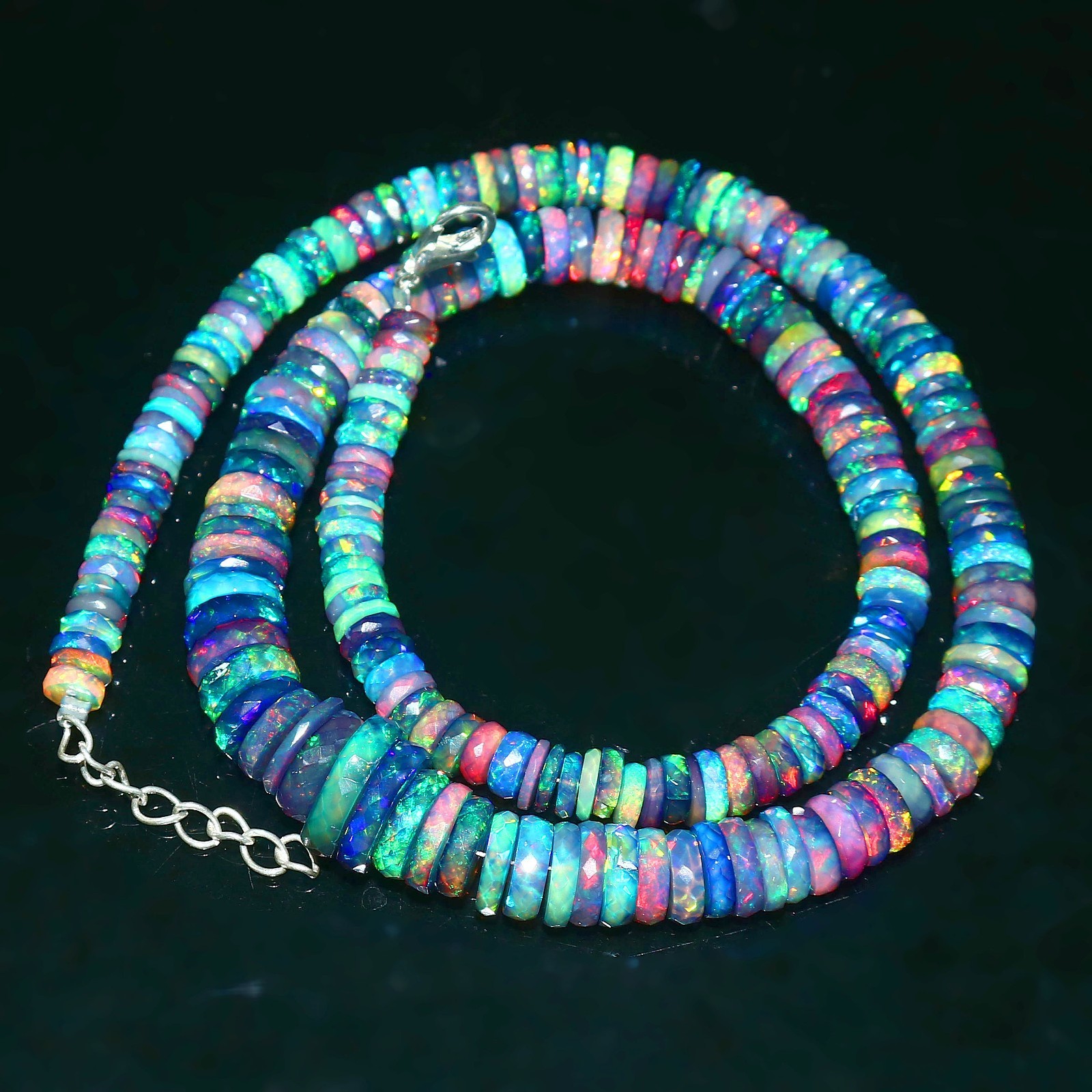 Opal beads multi opal beads Real opal Galaxy opal necklace Jewelry 1384