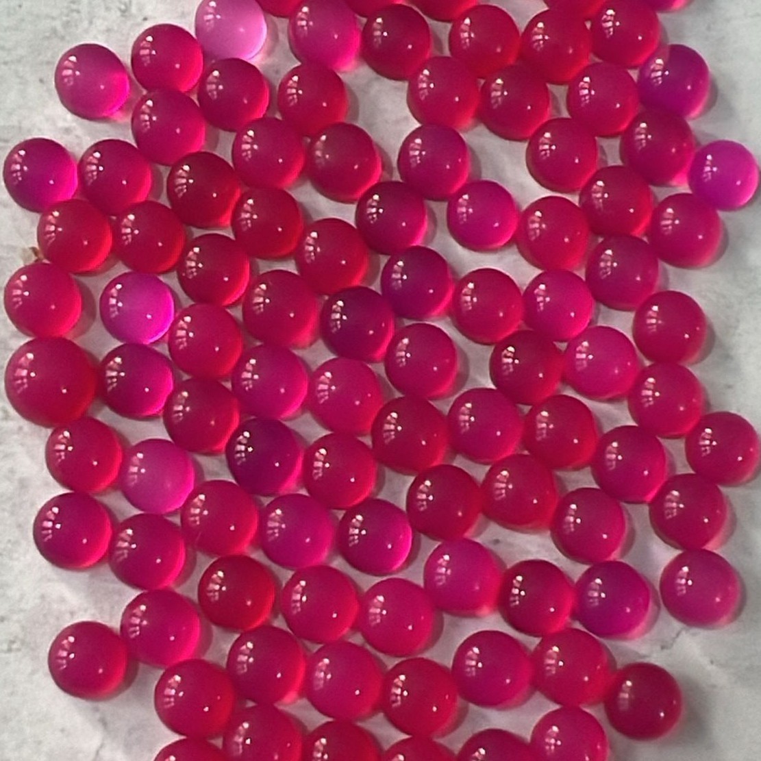 Rani Chalcedony Round 3×3 mm to 20×20 mm Cabochon Loose Gemstone Lot