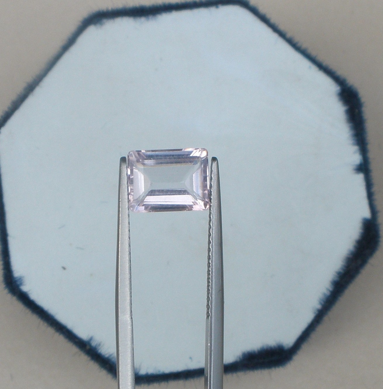 9x7mm Pink Kunzite Emerald Gem 2 Carats