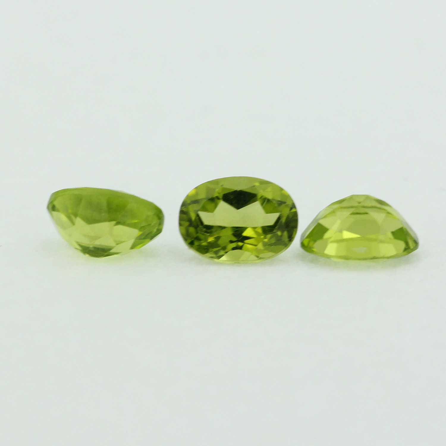 Loose Oval Cut Genuine Natural Peridot Stone Single Green Birthstone Shape
