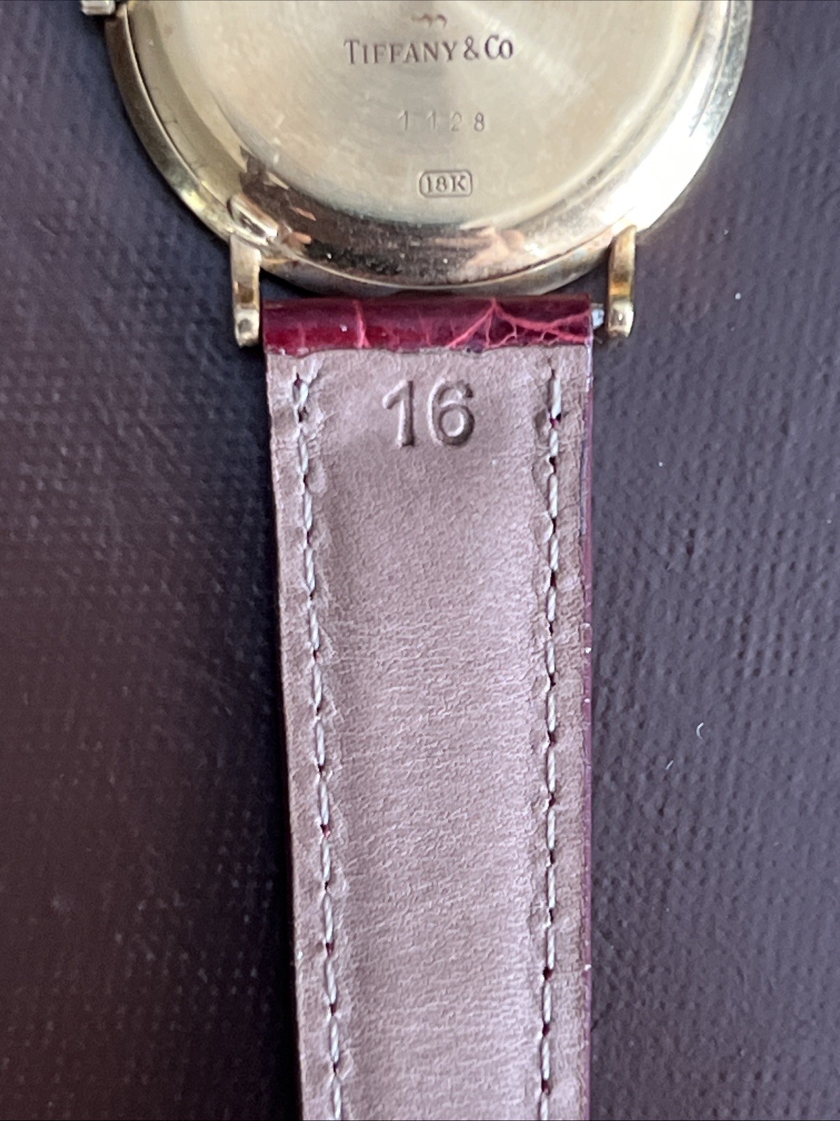 Tiffany and Co. 18K yellow gold wristwatch – Camille Fournet Paris Watch Strap