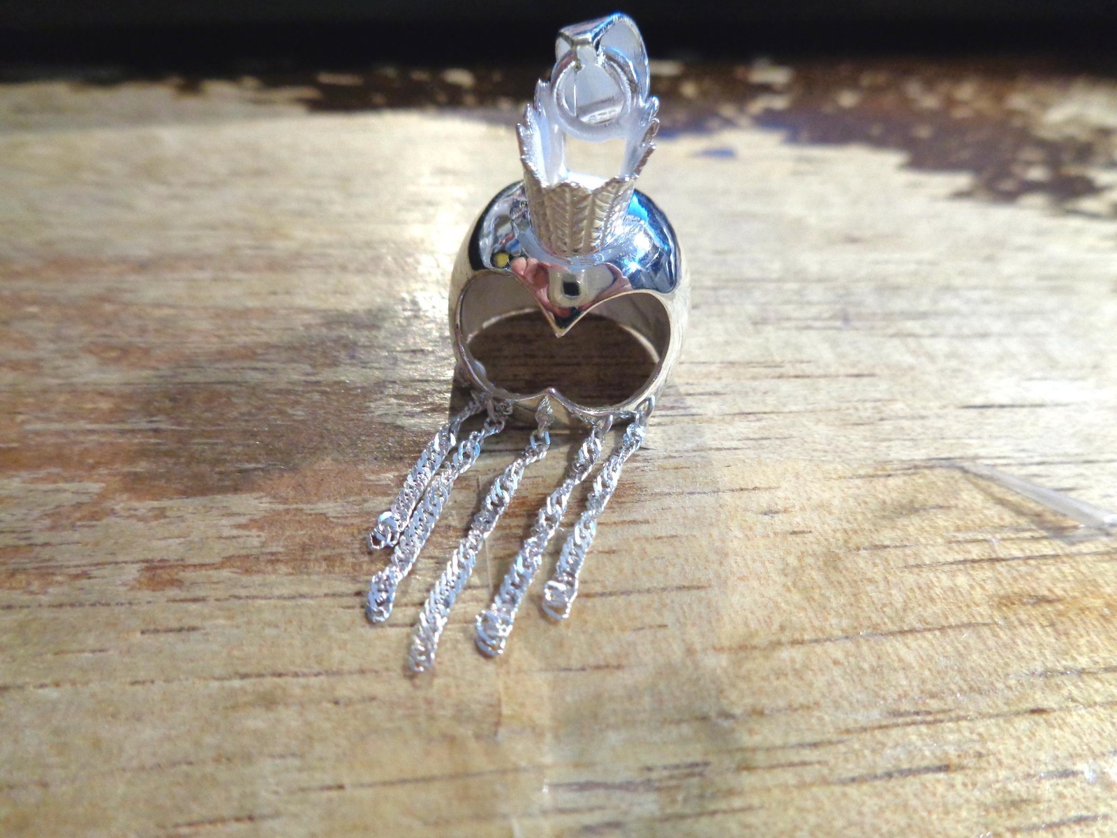 25MM HEAVY SOLID 925 STER SILVER HAWAIIAN WARRIOR MAHIOLE IKAIKA HELMET PENDANT