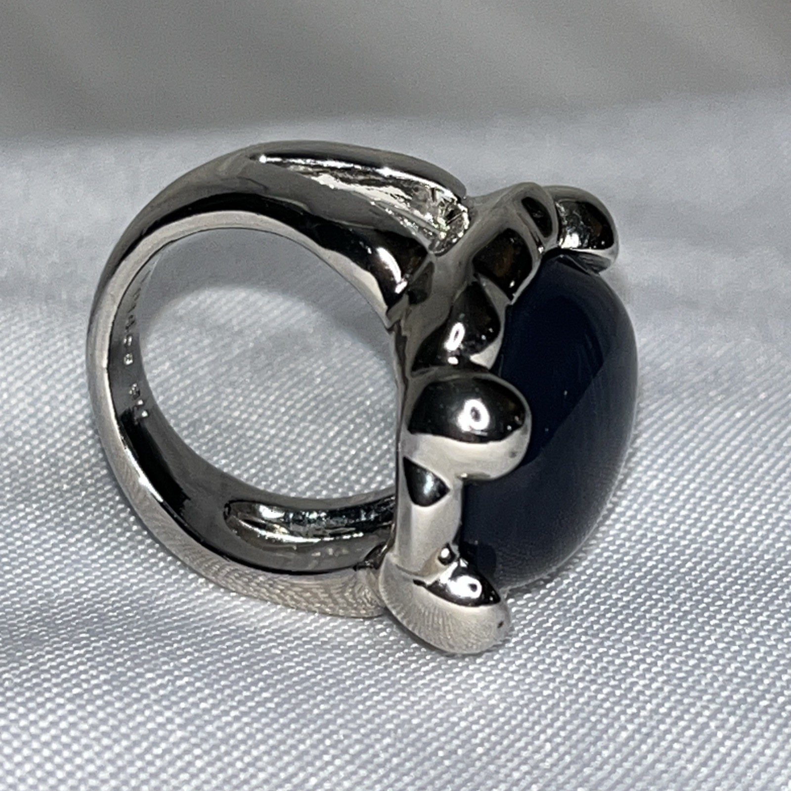 Lia Sophia Modern Ring Blue Size 10