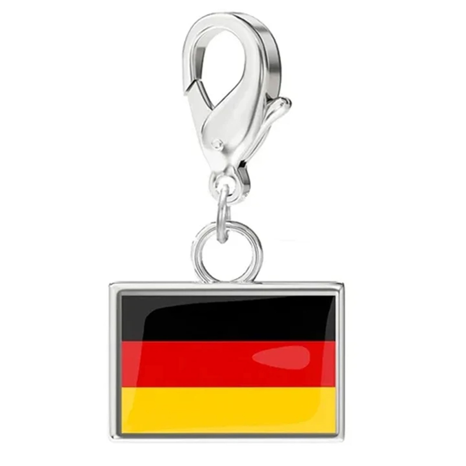 Recording Travel Memories Country Flag Charms Bracelet Stainless Steel Jewelry